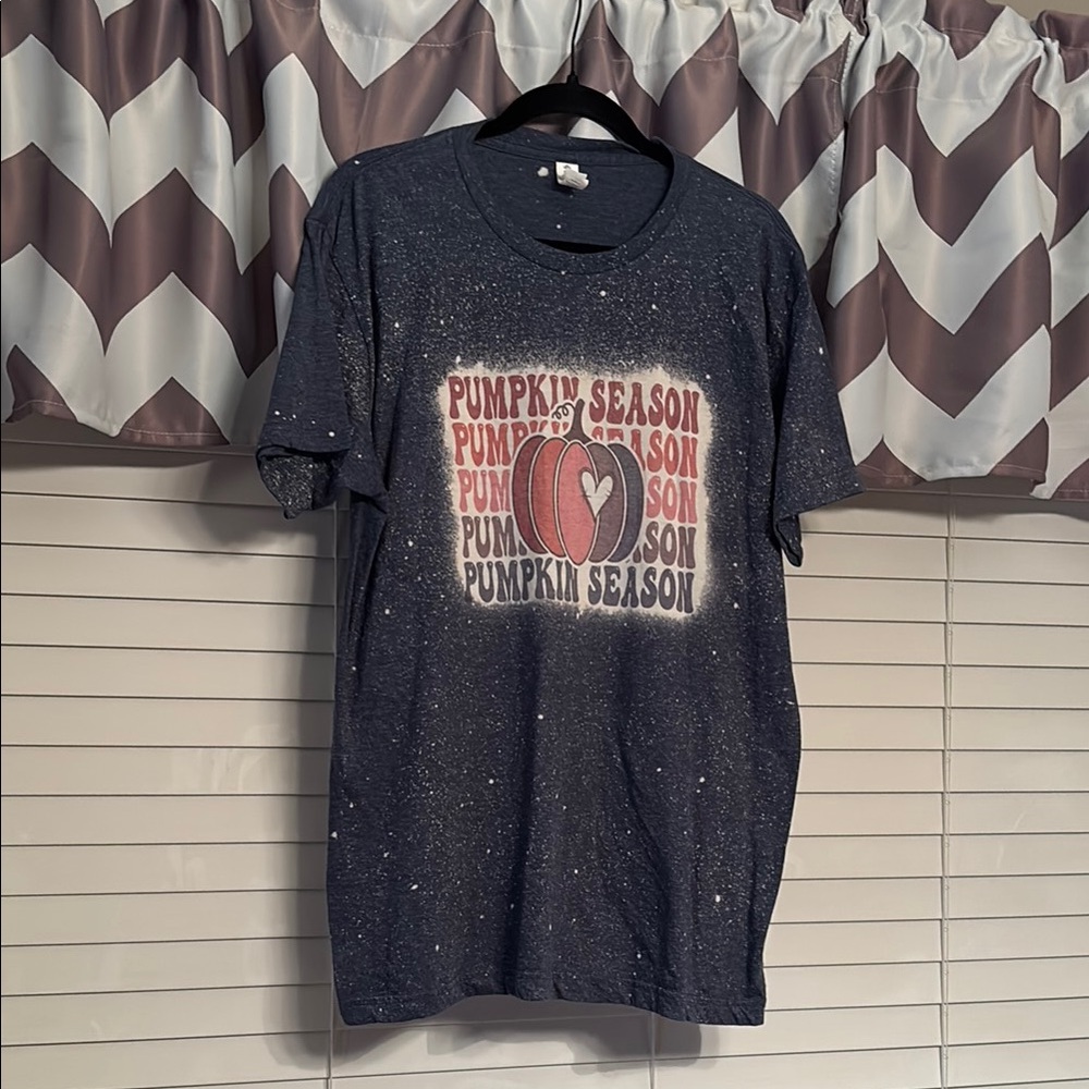 Pumpkin Season T-Shirt - Blue